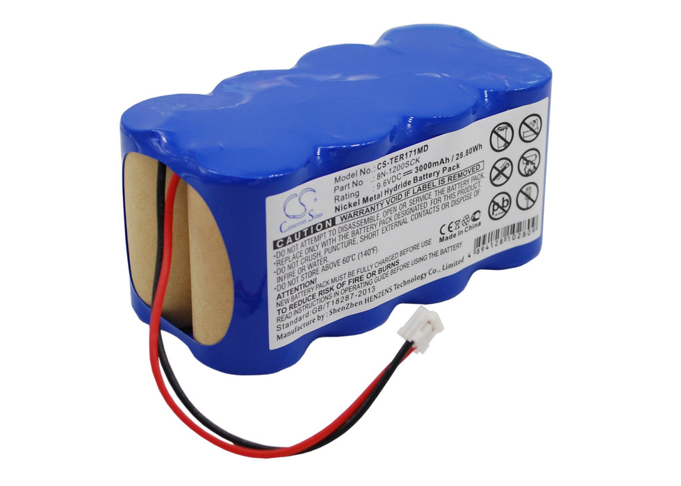 CS-TER171MD : Battery for Terumo TE-171, TE-172, infusion pump TE-171 and others - Replaces Terumo 8N-1200SCK