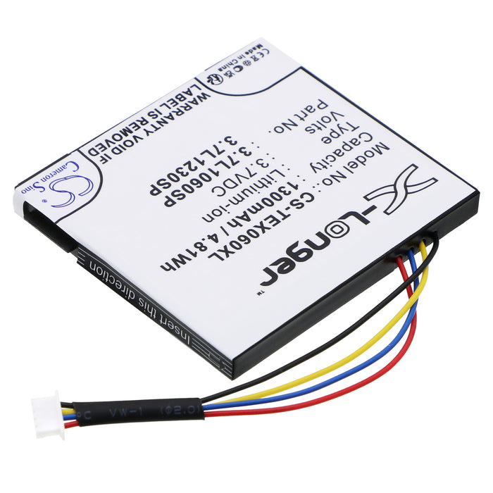 CS-TEX060XL : Battery for Texas Instruments TI-Nspire CX, TI-Nspire CX CAS, N2/AC/2L1/A and others - Replaces Texas Instruments 3.7L1060SP, 3.7L1230SP, 541383800002-G0511 and others
