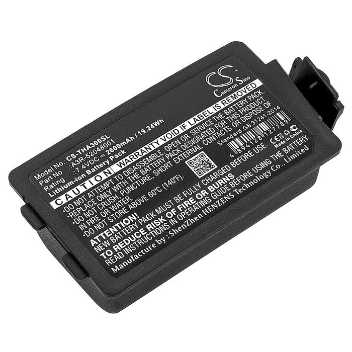 CS-THA300SL : Battery for TSC Alpha 3R, Alpha 3B, Alpha 3RB - Replaces TSC A3R-52048001, A3R-52048003