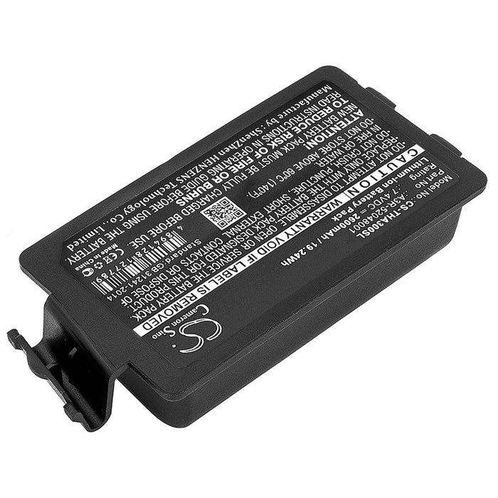 CS-THA300SL : Battery for TSC Alpha 3R, Alpha 3B, Alpha 3RB - Replaces TSC A3R-52048001, A3R-52048003