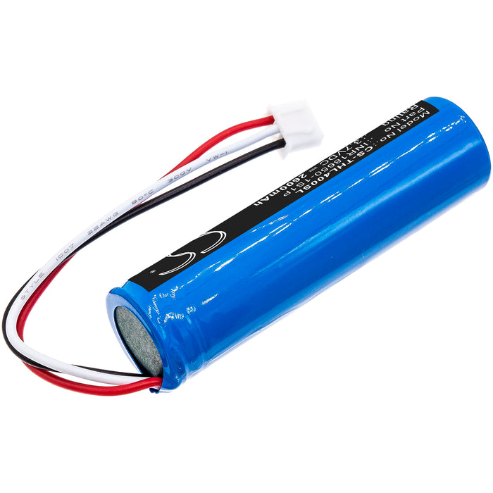 CS-THL400SL : Battery for Theradome LH40, LH80, LH80 Pro - Replaces Theradome INR18650-1S1P