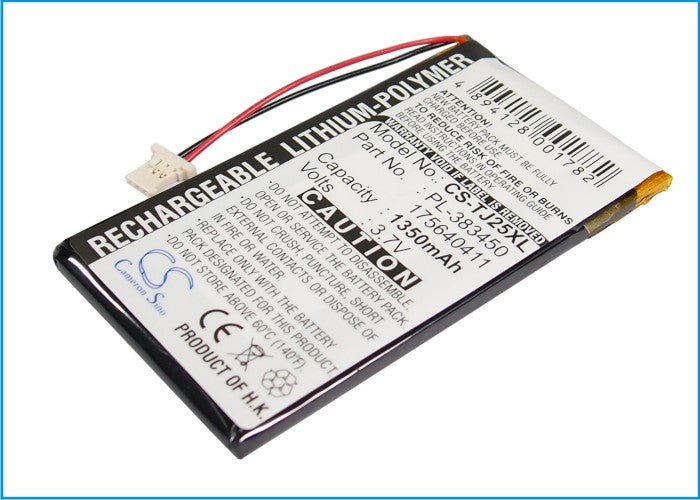 CS-TJ25XL : Battery for Sony Clie PEG-J25, Clie PEG-TJ35 - Replaces Sony PL-383450