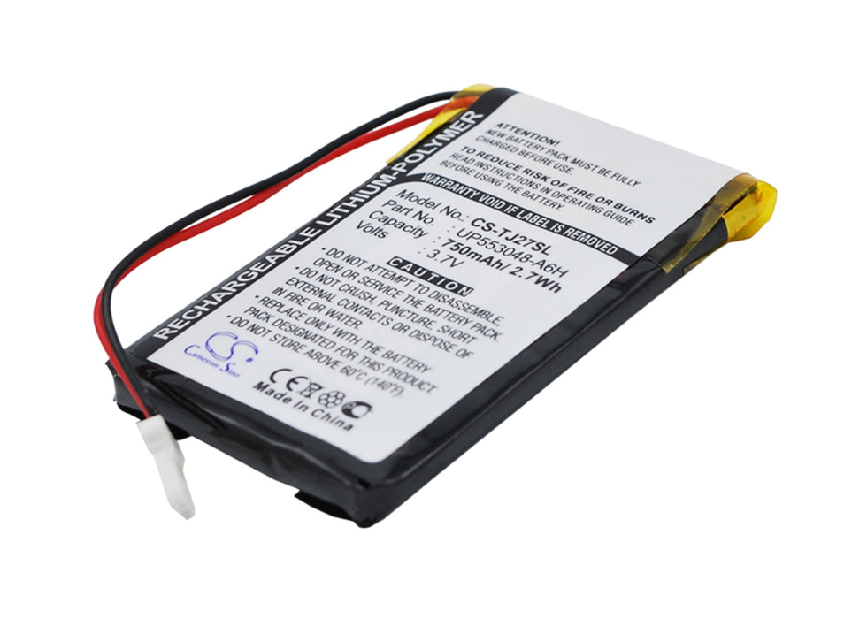 CS-TJ27SL : Battery for Sony Clie PEG-TJ27, Clie PEG-TJ37 - Replaces Sony UP553048-A6H