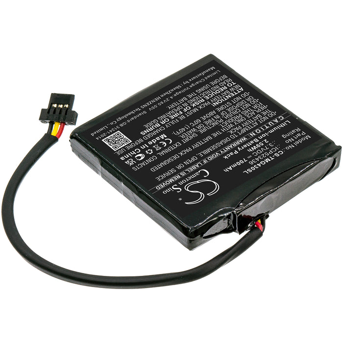 CS-TMG430SL : Battery for TomTom Go 400 4.3" Satnav, 4FB40 - Replaces TomTom ICP523436