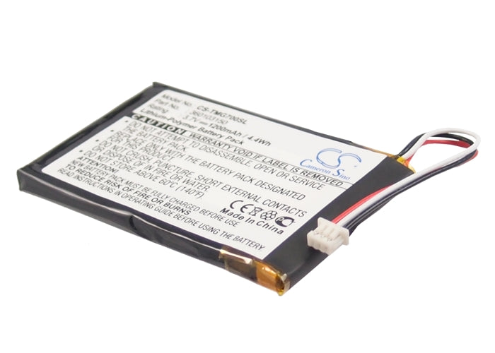 CS-TMG700SL : Battery for TomTom Go 7000, Go 7000 HD, GO7000 and others - Replaces TomTom 360103150