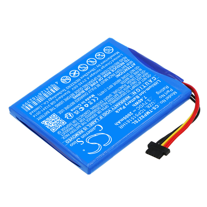 CS-TMP827SL : Battery for TomTom Pro 8270, Pro 8275, Bridge and others - Replaces TomTom UZ6, 1CP515161HR