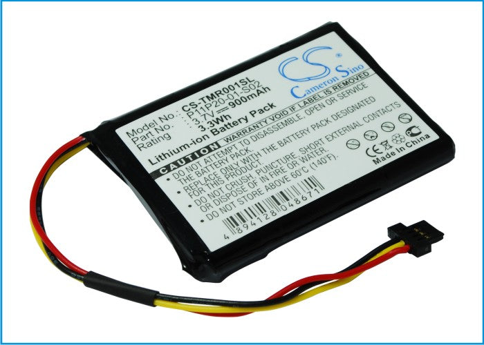 CS-TMR001SL : Battery for TomTom Route XL, One XXL 540S, XXL540 and others - Replaces TomTom P11P20-01-S02