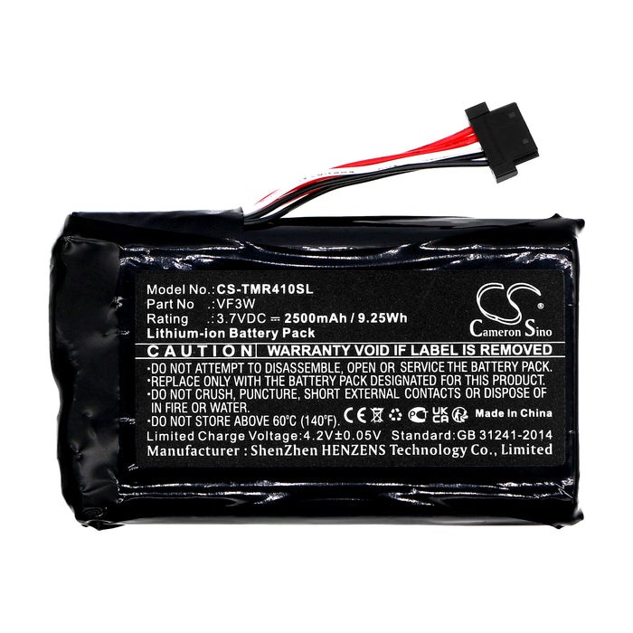 CS-TMR410SL : Battery for TomTom Rider 400, Rider 410, Rider 550 and others - Replaces TomTom VF3W, LHA11133000, LHA11138000