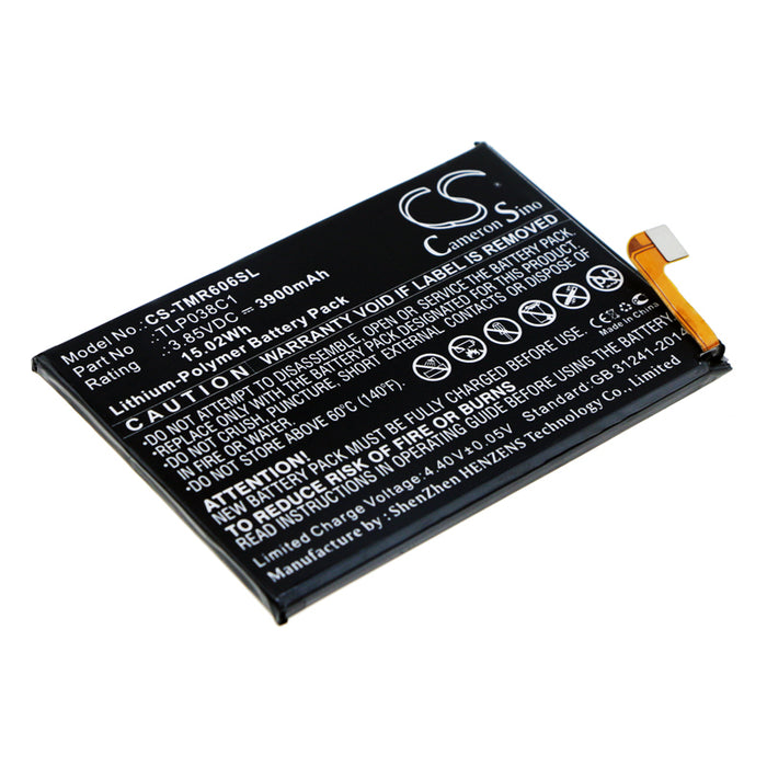 CS-TMR606SL : Battery for T-Mobile Revvl 2 Plus, 6062Z - Replaces T-Mobile TLP038C1