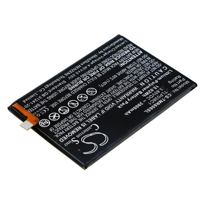 CS-TMR606SL : Battery for T-Mobile Revvl 2 Plus, 6062Z - Replaces T-Mobile TLP038C1