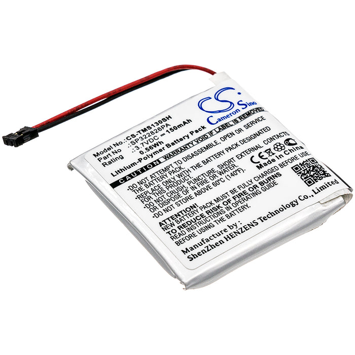 CS-TMS130SH : Battery for TomTom Spark 3, Spark Cardio 2, Spark 3 GPS - Replaces TomTom SP322826PA