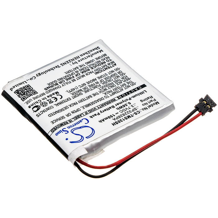 CS-TMS130SH : Battery for TomTom Spark 3, Spark Cardio 2, Spark 3 GPS - Replaces TomTom SP322826PA