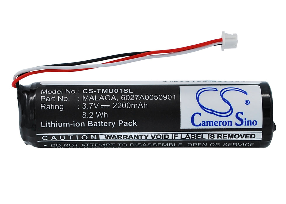 CS-TMU01SL : Battery for TomTom Urban Rider, 4GC01, Urban Rider Pro and others - Replaces TomTom MALAGA, 6027A0050901, L5 and others