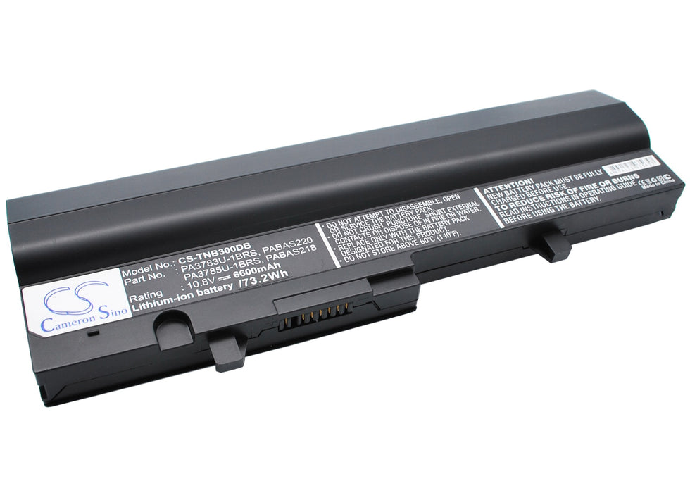 CS-TNB300DB : Battery for Toshiba Satellite NB300, Satellite N302, Satellite NB305 and others - Replaces Toshiba PA3783U-1BRS, PA3785U-1BRS, PABAS218 and others