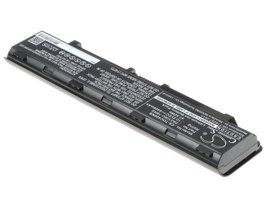 CS-TOC400NB : Battery for Toshiba Satellite C40-AD05B1, Satellite C40-AT15B1, Satellite C40-AS20W1 and others - Replaces Toshiba PA5108U-1BRS, PA5109U-1BRS, PA5110U-1BRS and others