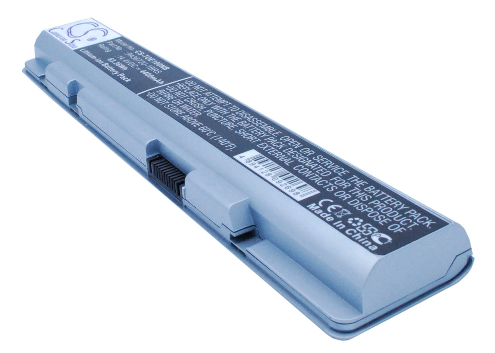 CS-TOE100NB : Battery for Toshiba Satellite E100, Satellite E105, Satellite E105-S1402 and others - Replaces Toshiba PA3672U-1BRS