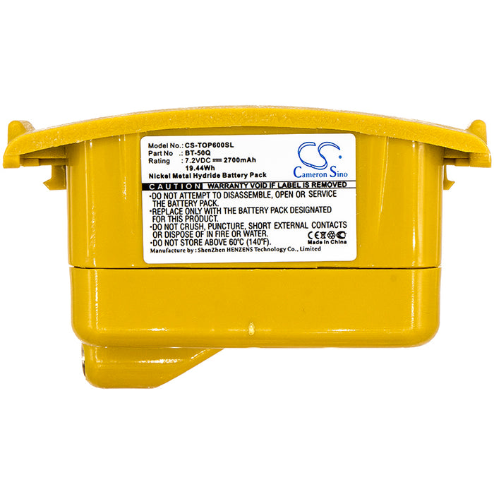 CS-TOP600SL : Battery for Topcon GTS-600, GTS-602, GTS-601 and others - Replaces Topcon BT-50Q