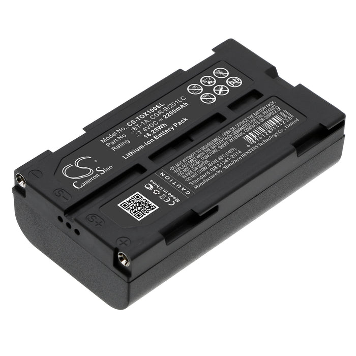 CS-TOX100SL : Battery for Topcon SX-1, GP-SX1, GM52 - Replaces Topcon BT-1A, CGR-B/201LC, BDC71