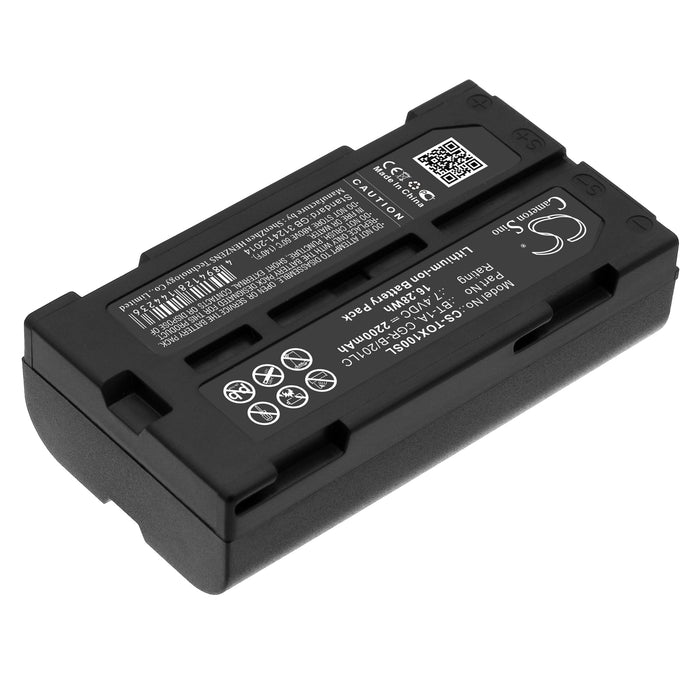 CS-TOX100SL : Battery for Topcon SX-1, GP-SX1, GM52 - Replaces Topcon BT-1A, CGR-B/201LC, BDC71