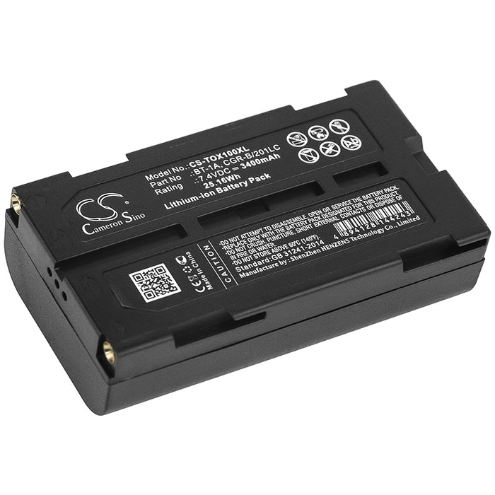 CS-TOX100XL : Battery for Topcon SX-1, GP-SX1 - Replaces Topcon BT-1A, CGR-B/201LC