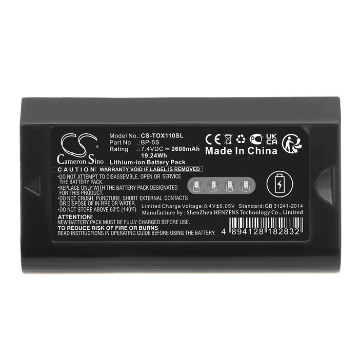 CS-TOX110SL : Battery for Leica CS07 - Replaces Leica GEB223