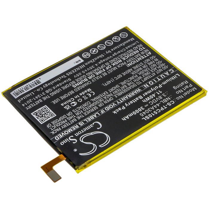 CS-TPC510SL : Battery for Neffos C5 Max, TP702A, C5 Max LTE Dual SIM and others - Replaces Neffos NBL-44A3045