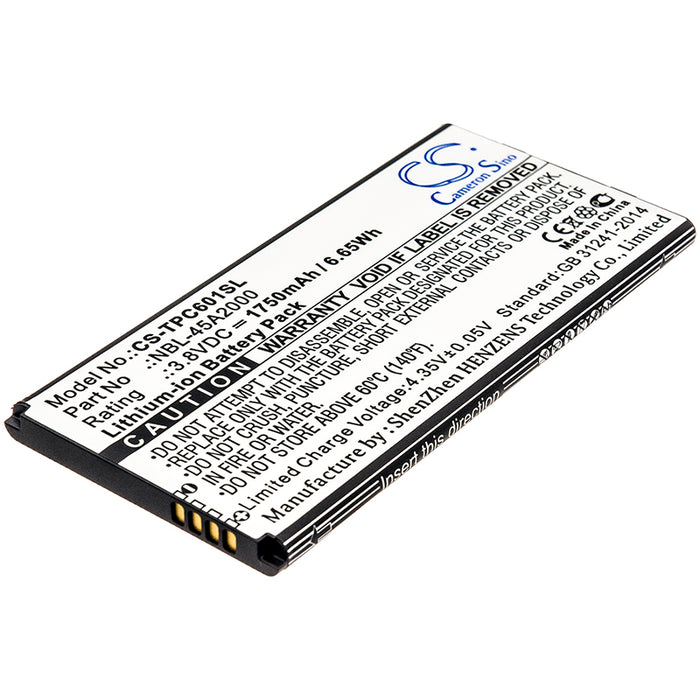 CS-TPC601SL : Battery for Neffos C5L, C5L Dual SIM, TP601E and others - Replaces Neffos NBL-45A2000