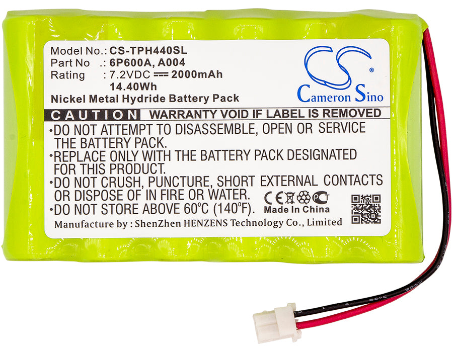 CS-TPH440SL : Battery for TPI 440, 440 1MHz Single Channel Oscilloscopes - Replaces TPI A004, 6P600A