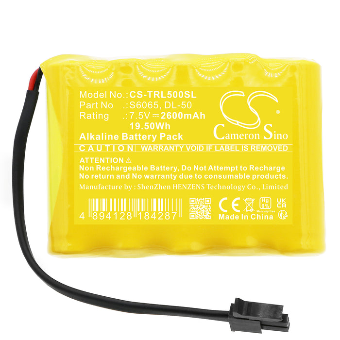 CS-TRL500SL : Battery for Trilogy DL2700CR, DL2700DB, DL3500CR and others - Replaces Trilogy S6065, DL-50