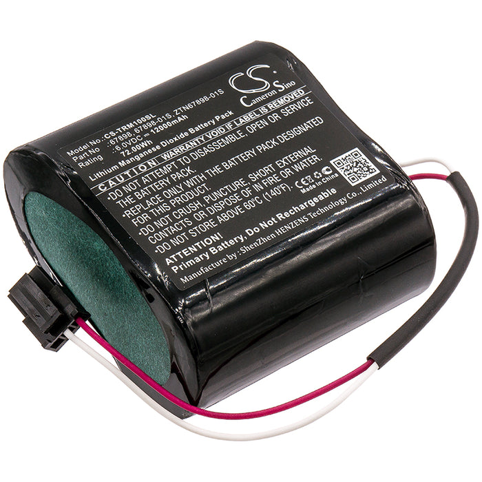 CS-TRM100SL : Battery for Trimble FM1000, FmX, AgGPS - Replaces Trimble 67898, 67898-01S, ZTN67898-01S