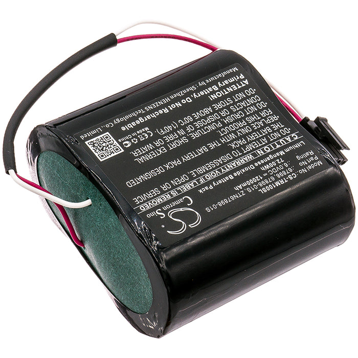 CS-TRM100SL : Battery for Trimble FM1000, FmX, AgGPS - Replaces Trimble 67898, 67898-01S, ZTN67898-01S