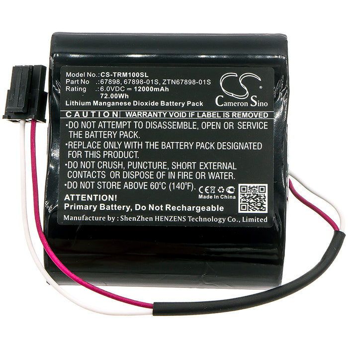 CS-TRM100SL : Battery for Trimble FM1000, FmX, AgGPS - Replaces Trimble 67898, 67898-01S, ZTN67898-01S