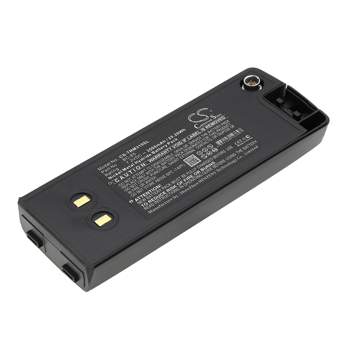 Batteria 3500mAh TECHTEK Per Stazioni Totali Nikon E Trimble – NiMH 7.2V, Verde, Ricambio BC-60/65