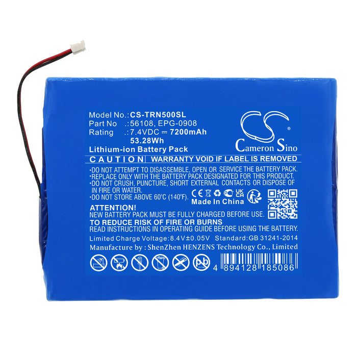 CS-TRN500SL : Battery for Trimble GPS Net R5, 67668-20, GPS Net R9 - Replaces Trimble 56108, EPG-0908