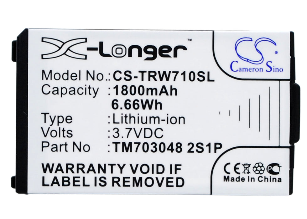 CS-TRW710SL : Battery for Tritton Warhead 7.1 - Replaces Tritton TM703048 2S1P