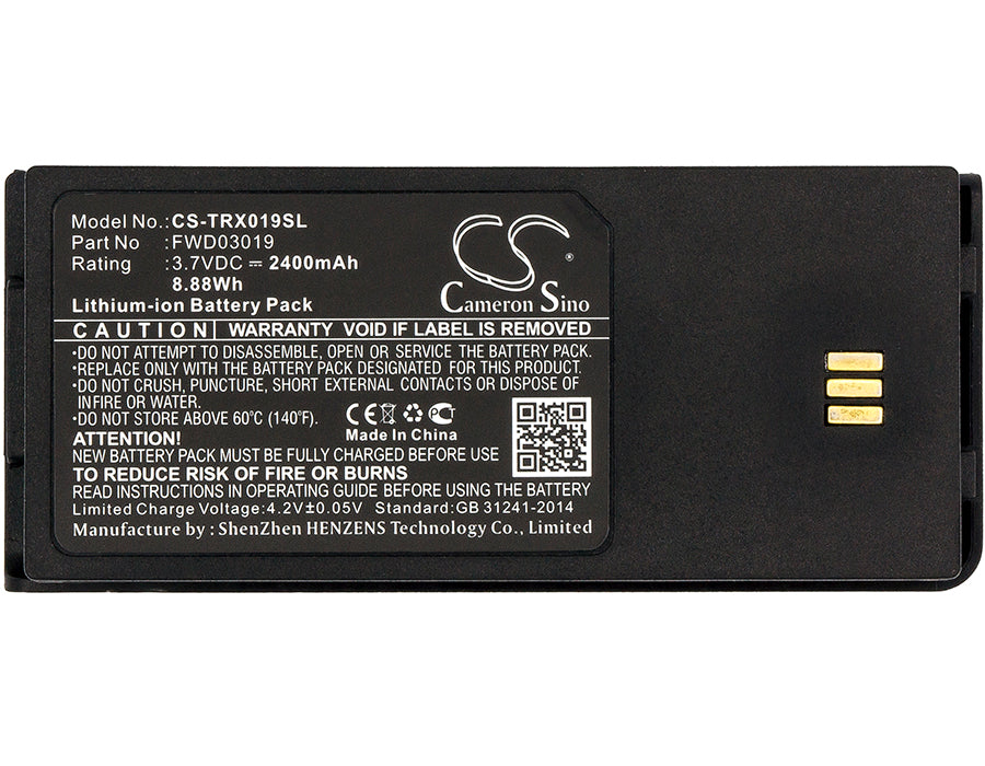 CS-TRX019SL : Battery for Thuraya XT Dual, XT - Replaces Thuraya FWD03019, TH-01-XT5