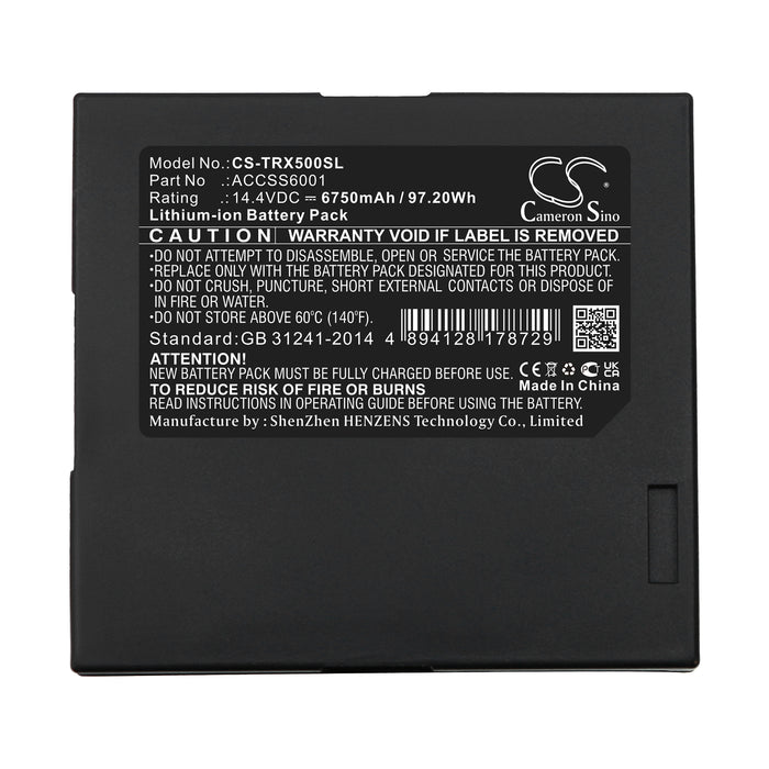 CS-TRX500SL : Battery for Trimble TX5 - Replaces Trimble ACCSS6001