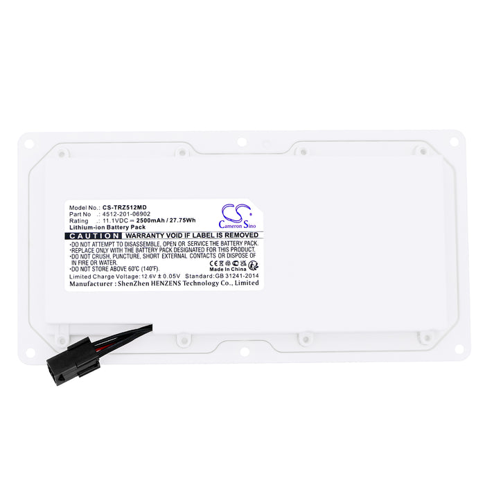 CS-TRZ512MD : Battery for Philips MobileDiagnost wDR - Replaces Philips 4512-201-06902, 62841555A, ZC08040