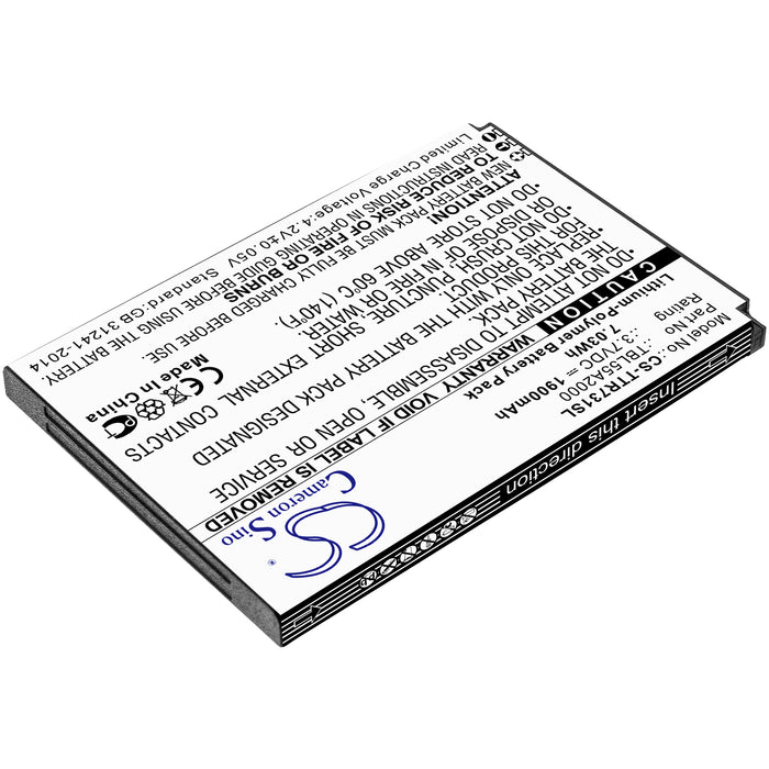 CS-TTR731SL : Battery for TP-Link M7310, M7350 ver 4.0 - Replaces TP-Link TBL55A2000