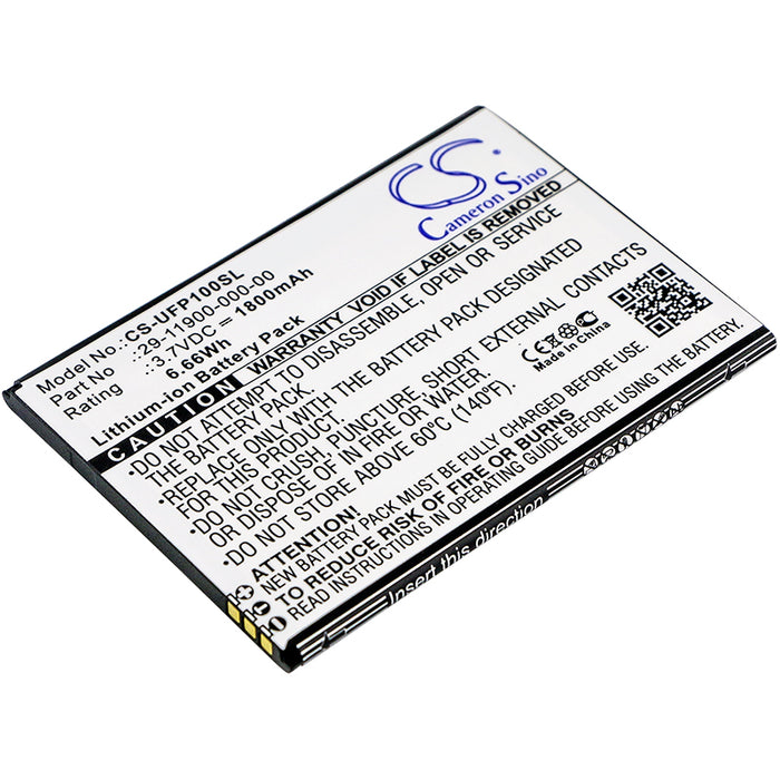 CS-UFP100SL : Battery for Ulefone Paris, U007 - Replaces Ulefone 29-11900-000-00