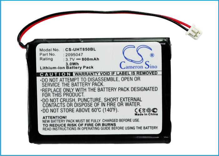 CS-UHT850BL : Battery for Unitech HT850, HT580 - Replaces Unitech 2095047, 1400-202536G