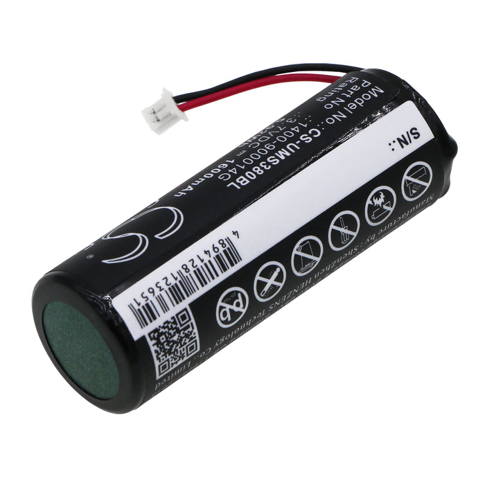 CS-UMS380BL : Battery for Unitech MS380, MS380-CUPBGC-SG - Replaces Unitech 1400-900014G