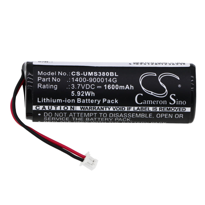 CS-UMS380BL : Battery for Unitech MS380, MS380-CUPBGC-SG - Replaces Unitech 1400-900014G