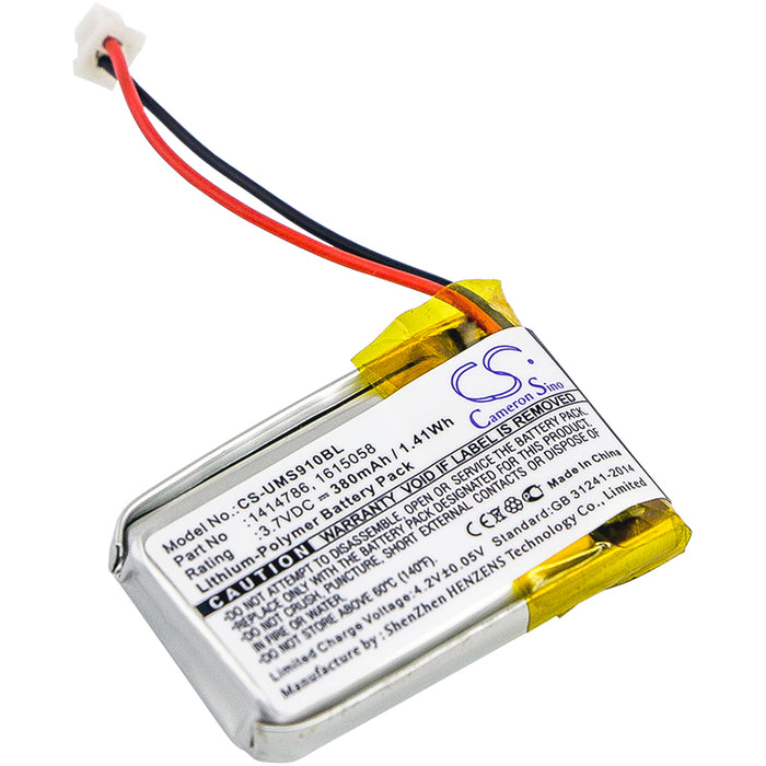 CS-UMS910BL : Battery for Unitech MS910, MS910-CUBB00-SG, MS910-CUBB00-TG and others - Replaces Unitech 1414786, 1615058, 682030R