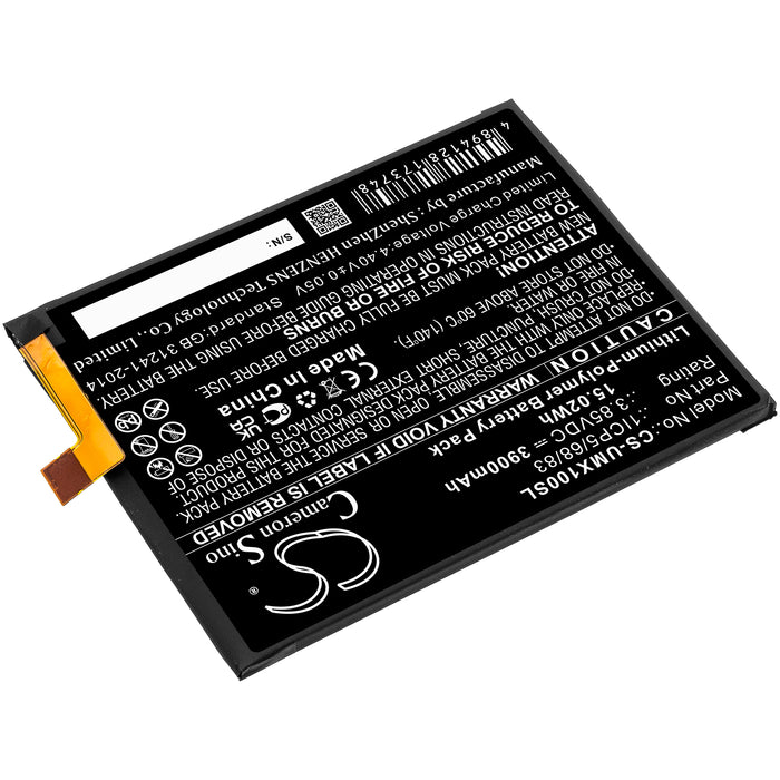 CS-UMX100SL : Battery for UMI UMIDIGI X - Replaces UMI 1ICP5/68/83