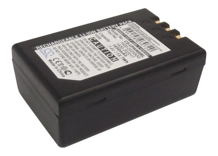 CS-UPA960BL : Battery for Unitech PA960, PA962, PA963 and others - Replaces Unitech 1400-202017, 1400-202450G