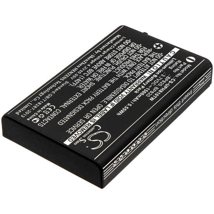 CS-UPH810TW : Battery for Uniden UH810, UH810S, UH820S - Replaces Uniden BP820, BP-820