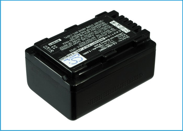 CS-VBK180MC : Battery for Panasonic SDR-H85, SDR-T55, SDR-T50 and others - Replaces Panasonic VW-VBK180, VW-VBK180-K, VW-VBK180E-K