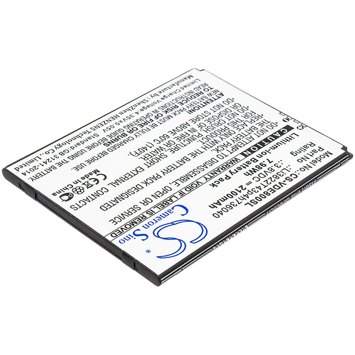 CS-VDE800SL : Battery for Vodafone Smart E8, VFD511, VFD513 and others - Replaces Vodafone Li3822T43p4h736040