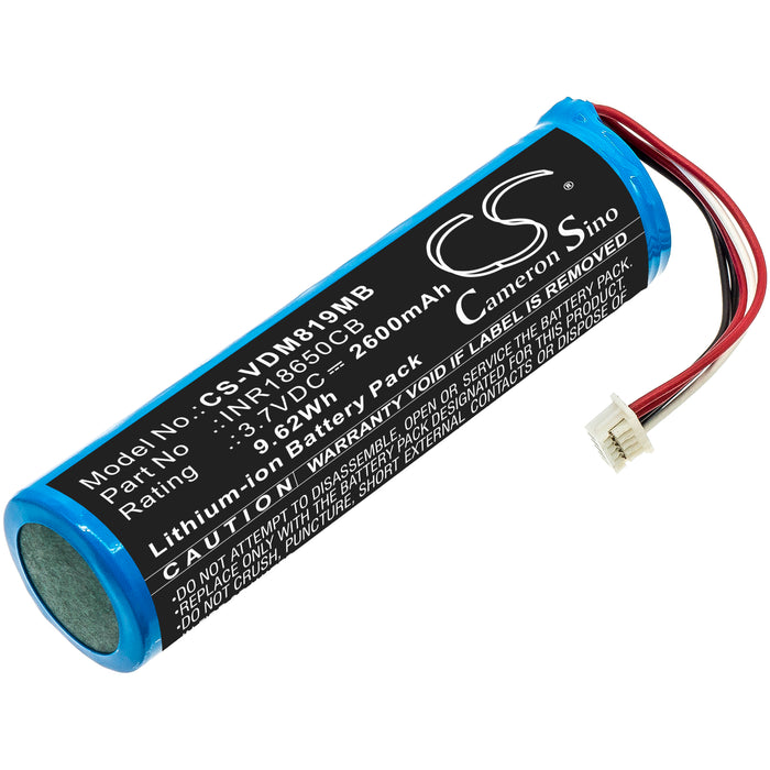 CS-VDM819MB : Battery for VTech VM819 - Replaces VTech INR18650CB